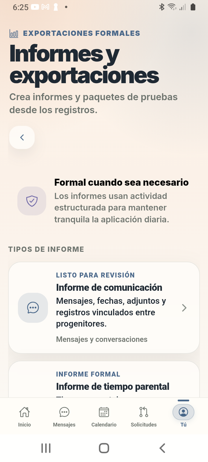 Los registros permanecen organizados cuando importan. — app screen 3
