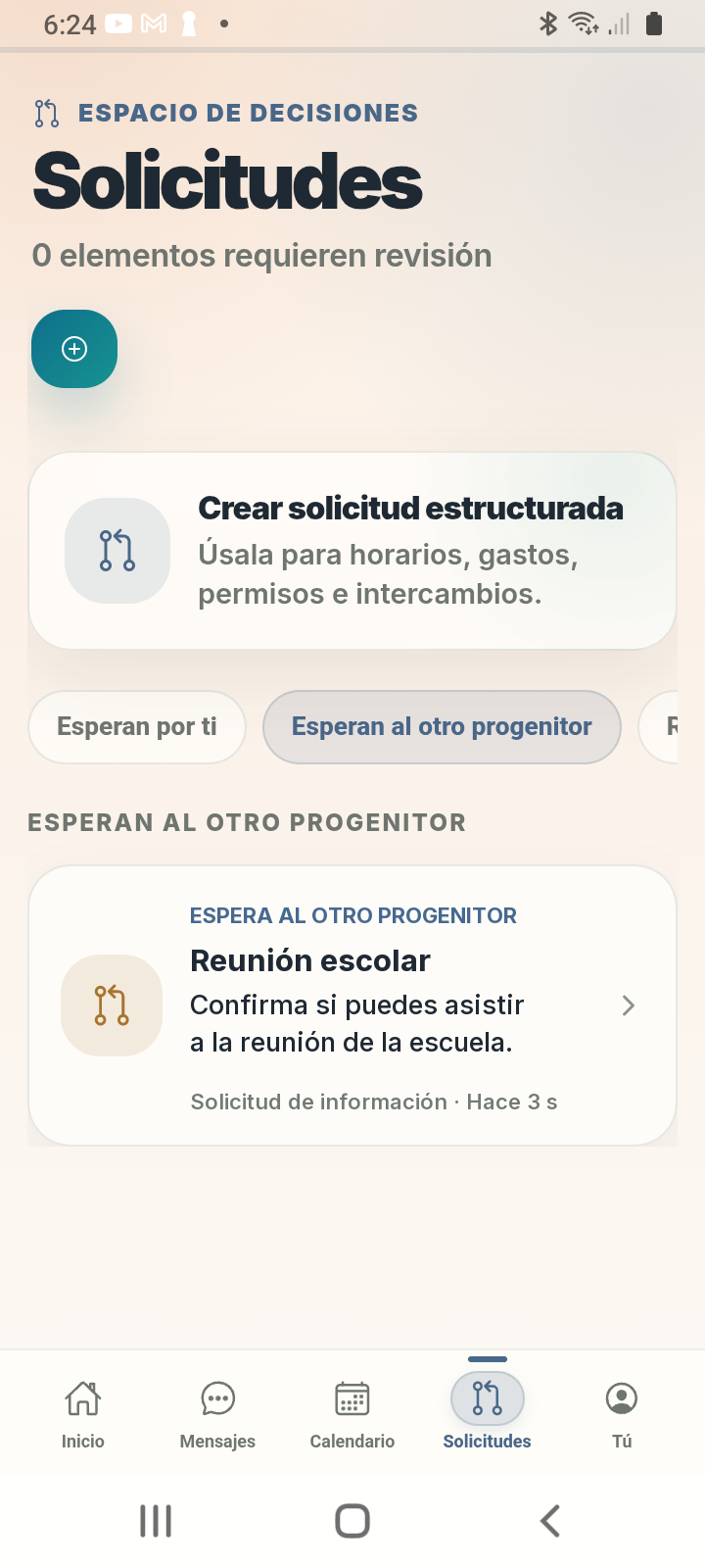 Convierte las propuestas de crianza en decisiones claras y rastreables. app screen